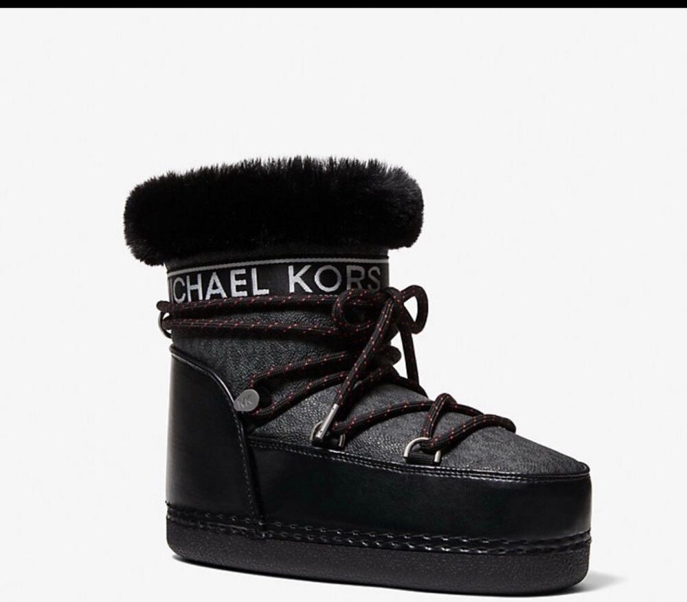 $250 MICHAEL KORS Zelda Nylon Snow Boot Rare. New without Box